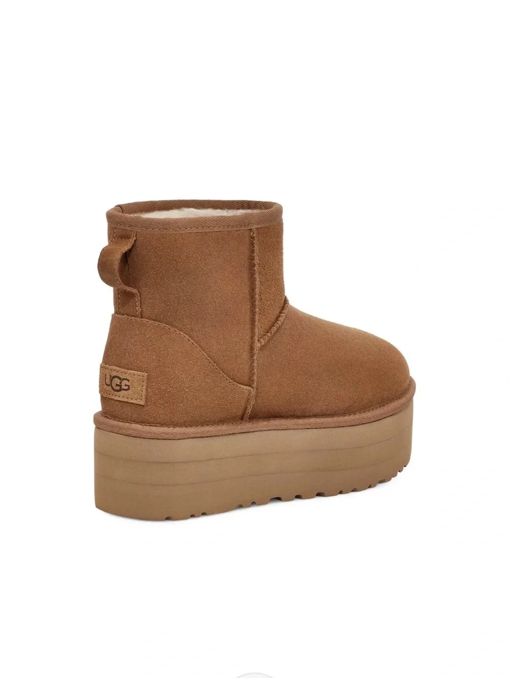 UGG Women's Classic Mini Platform Boot, Chestnut